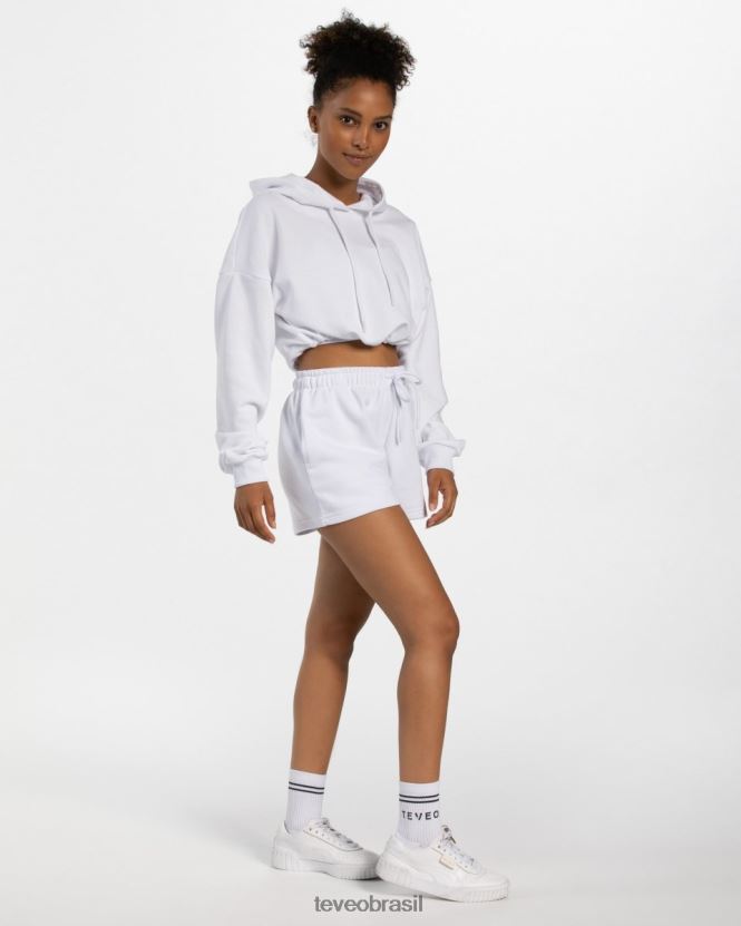 roupas mulheres TEVEO FJ4TZV275 meias de tripulação (2 unidades) branco