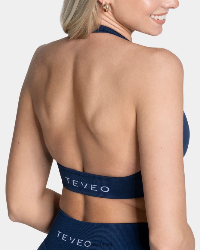 roupas mulheres TEVEO FJ4TZV289 colar de uso diário bh azul escuro