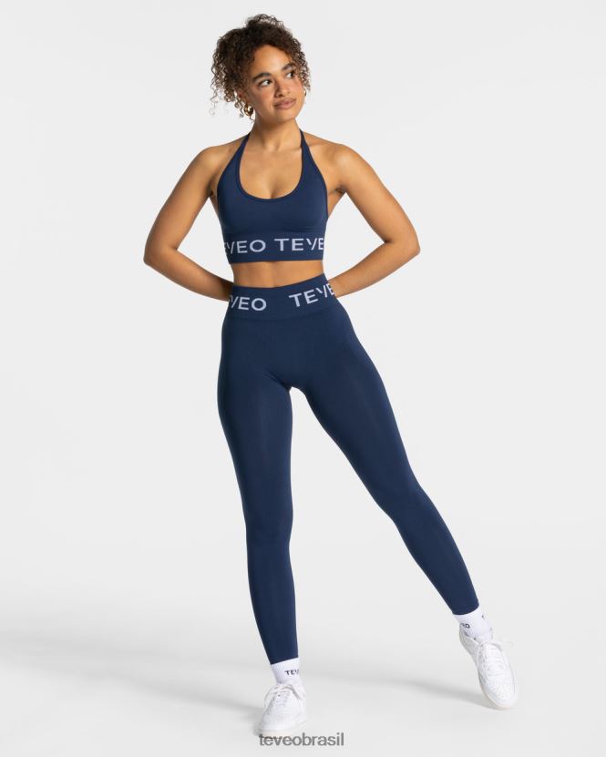 roupas mulheres TEVEO FJ4TZV296 colar de assinatura bh azul escuro