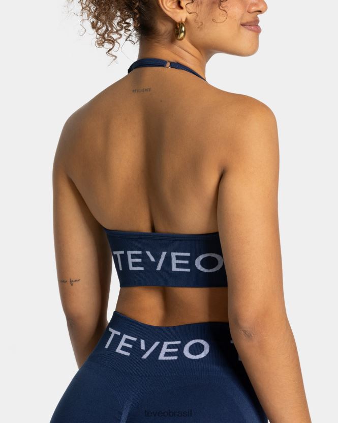 roupas mulheres TEVEO FJ4TZV296 colar de assinatura bh azul escuro