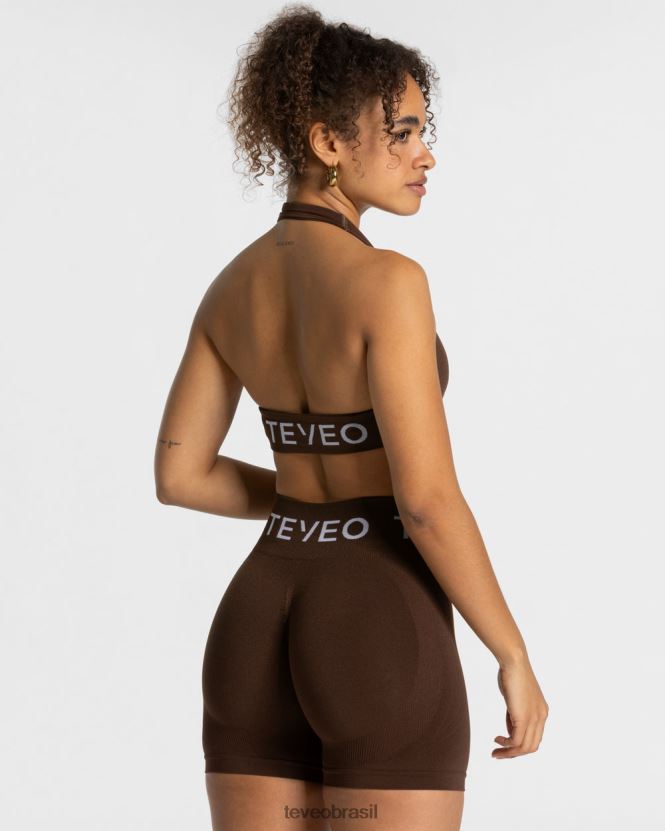 roupas mulheres TEVEO FJ4TZV298 assinatura torcida bh marrom escuro