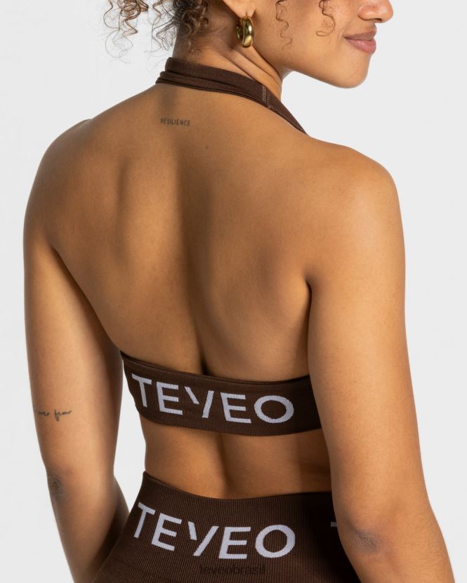 roupas mulheres TEVEO FJ4TZV298 assinatura torcida bh marrom escuro