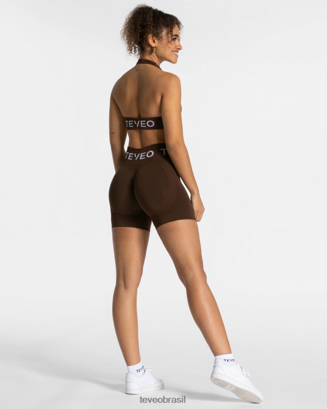roupas mulheres TEVEO FJ4TZV298 assinatura torcida bh marrom escuro