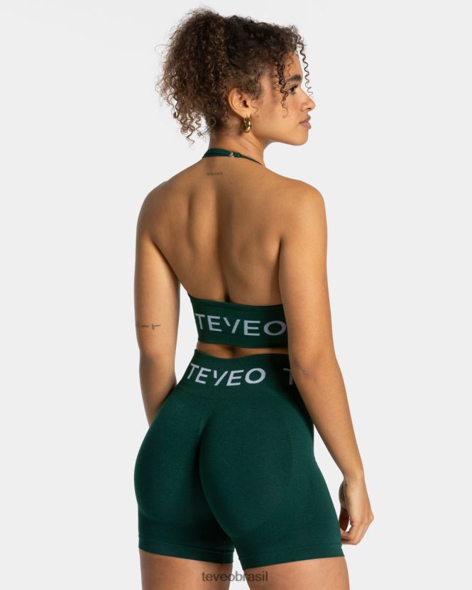roupas mulheres TEVEO FJ4TZV299 colar de assinatura bh verde escuro