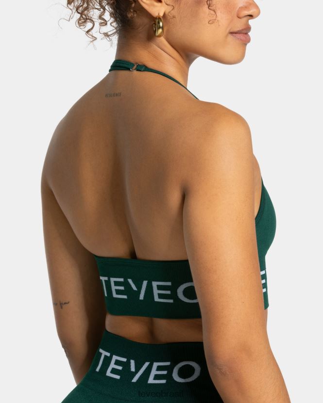 roupas mulheres TEVEO FJ4TZV299 colar de assinatura bh verde escuro