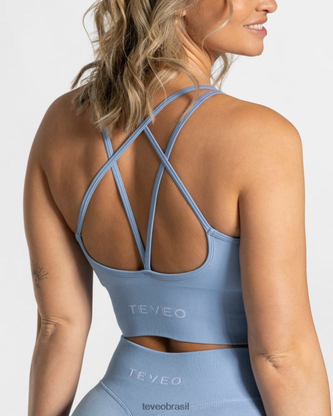 roupas mulheres TEVEO FJ4TZV319 sutiã de declaração azul