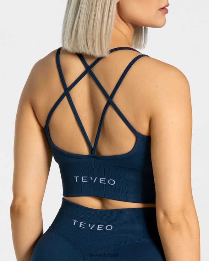 roupas mulheres TEVEO FJ4TZV320 sutiã de declaração azul escuro