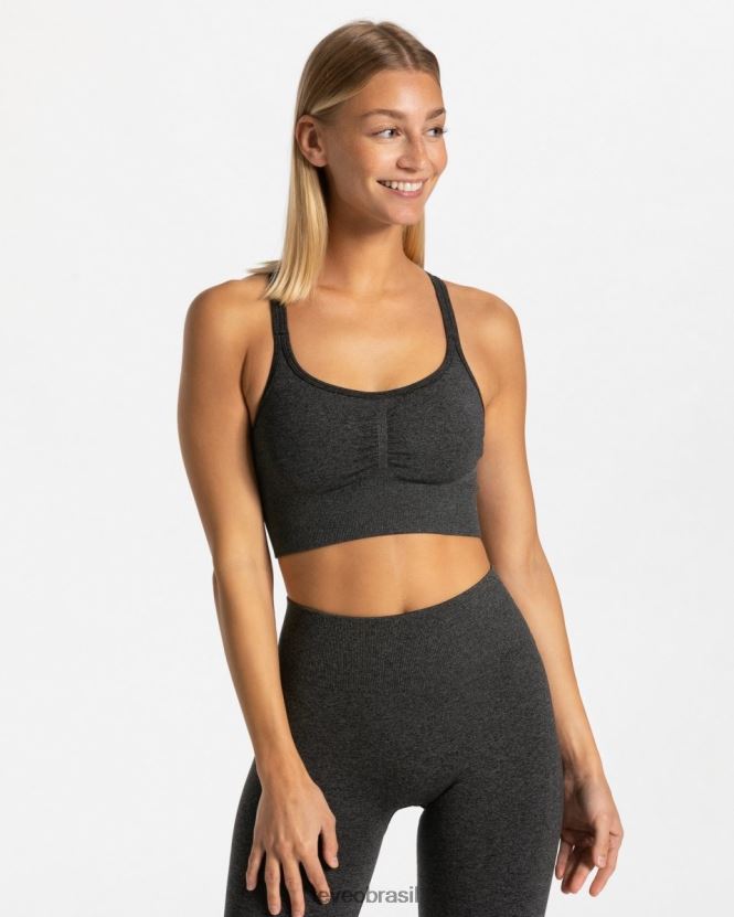 roupas mulheres TEVEO FJ4TZV332 elástico atemporal bh cinza escuro