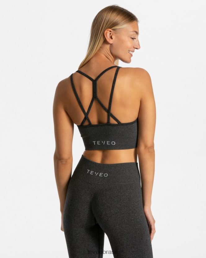 roupas mulheres TEVEO FJ4TZV332 elástico atemporal bh cinza escuro