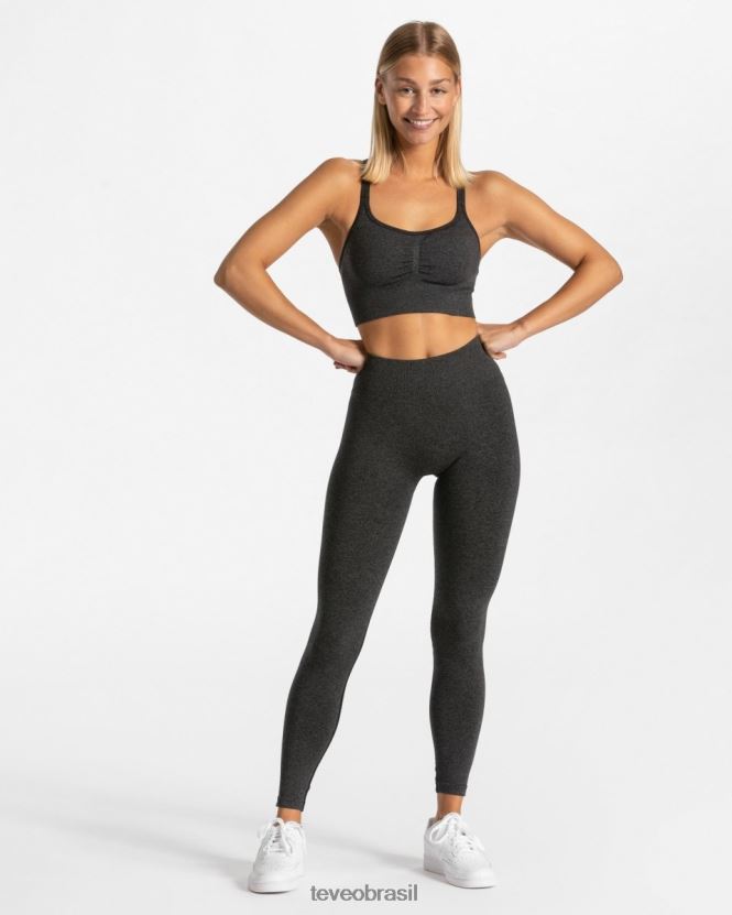 roupas mulheres TEVEO FJ4TZV332 elástico atemporal bh cinza escuro