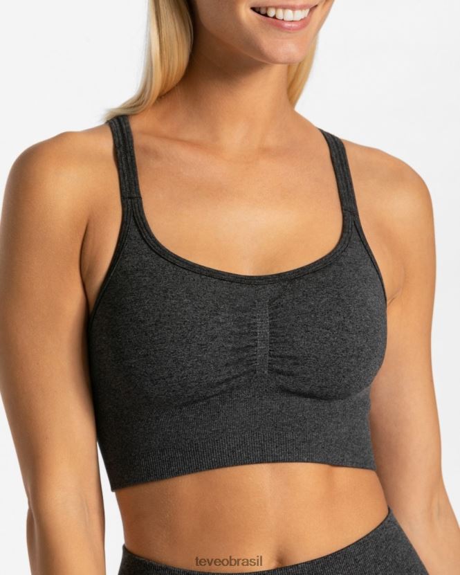 roupas mulheres TEVEO FJ4TZV332 elástico atemporal bh cinza escuro