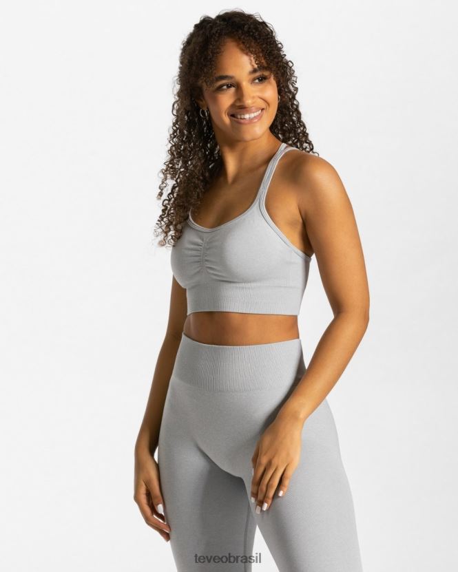 roupas mulheres TEVEO FJ4TZV335 elástico atemporal bh cinza claro