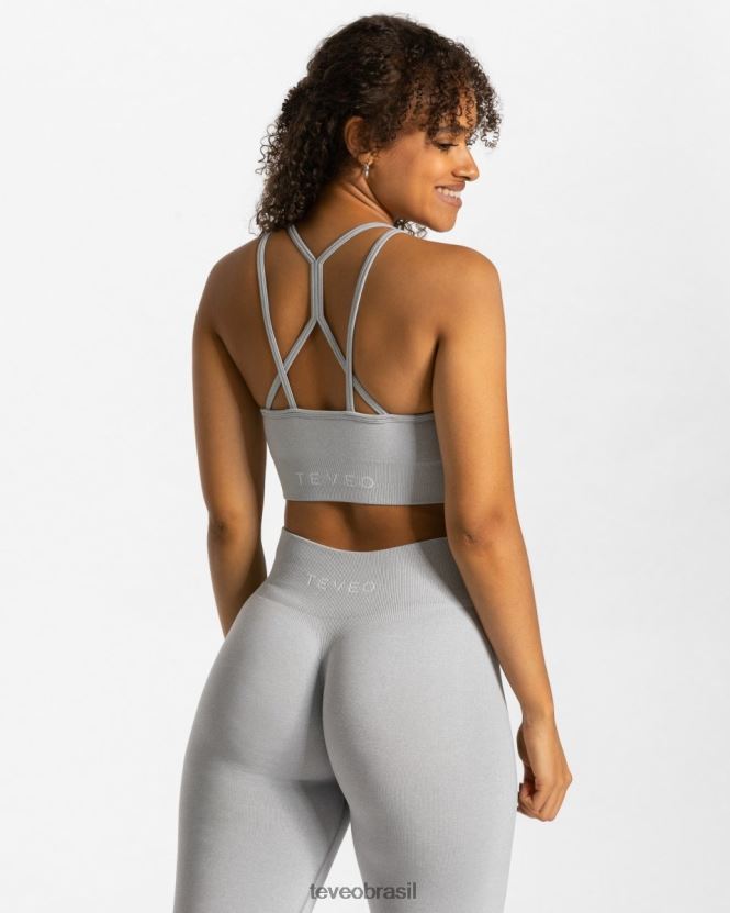 roupas mulheres TEVEO FJ4TZV335 elástico atemporal bh cinza claro