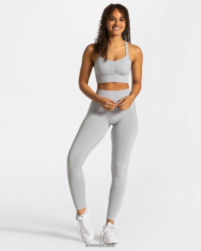 roupas mulheres TEVEO FJ4TZV335 elástico atemporal bh cinza claro