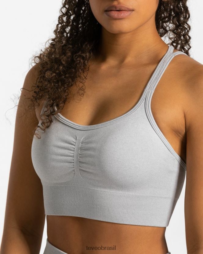 roupas mulheres TEVEO FJ4TZV335 elástico atemporal bh cinza claro