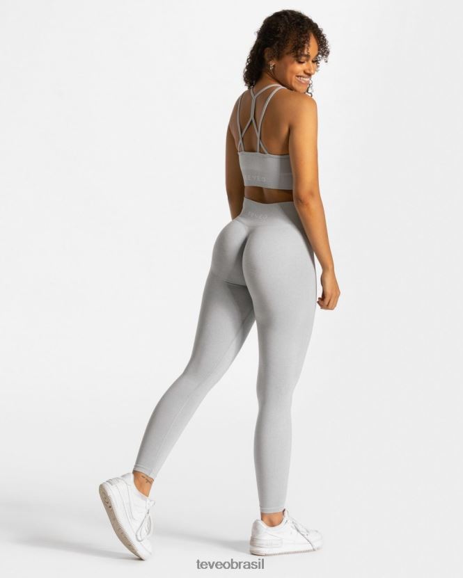 roupas mulheres TEVEO FJ4TZV335 elástico atemporal bh cinza claro