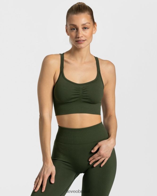 roupas mulheres TEVEO FJ4TZV337 elástico atemporal bh cáqui