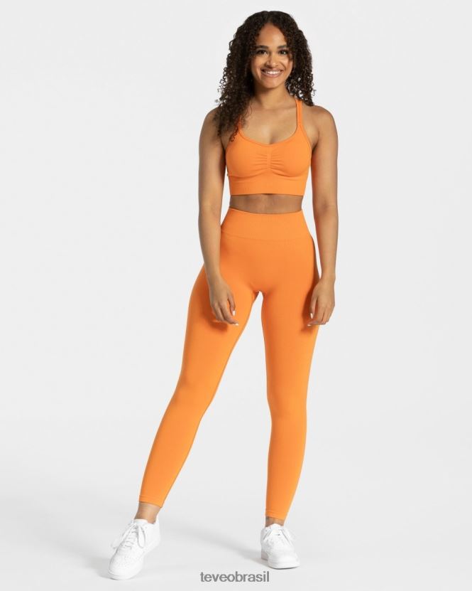 roupas mulheres TEVEO FJ4TZV339 elástico atemporal bh laranja