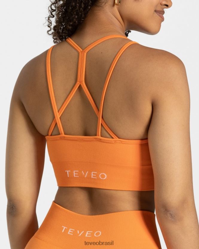 roupas mulheres TEVEO FJ4TZV339 elástico atemporal bh laranja