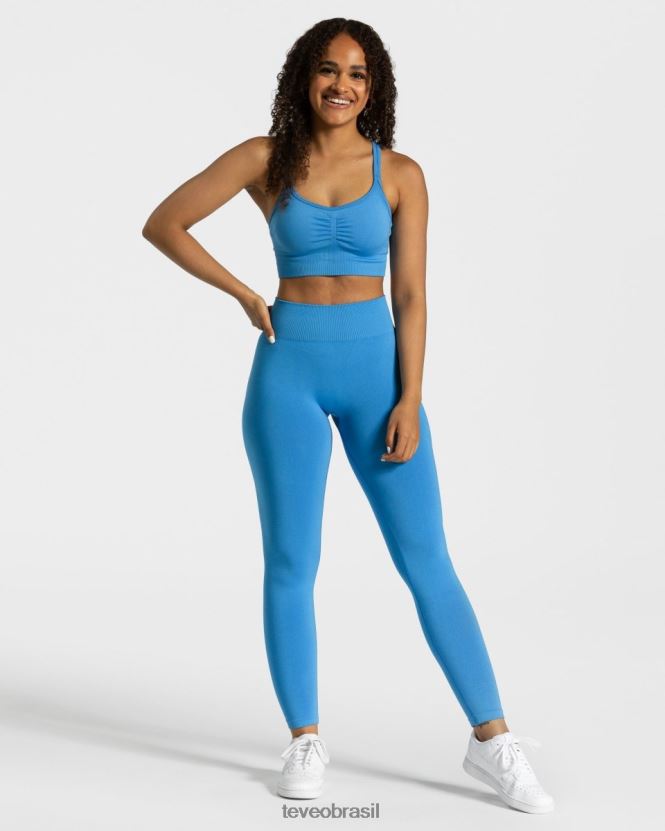 roupas mulheres TEVEO FJ4TZV343 elástico atemporal bh verão azul