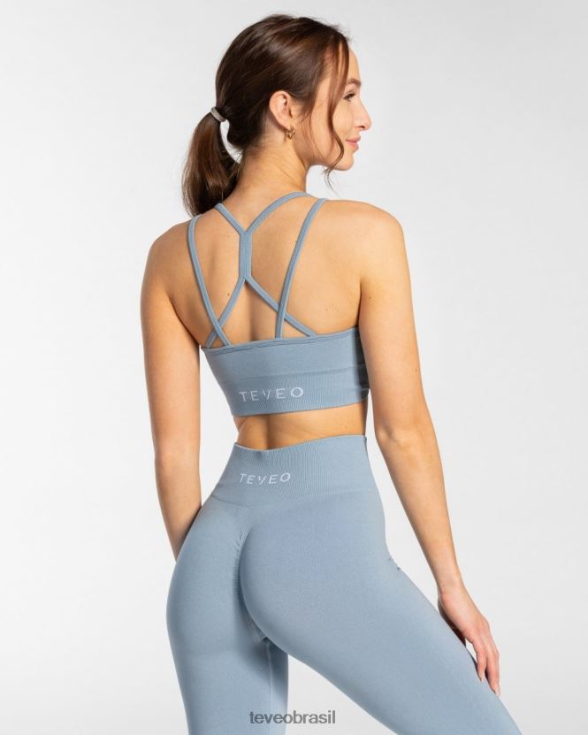 roupas mulheres TEVEO FJ4TZV344 elástico atemporal bh aço azul