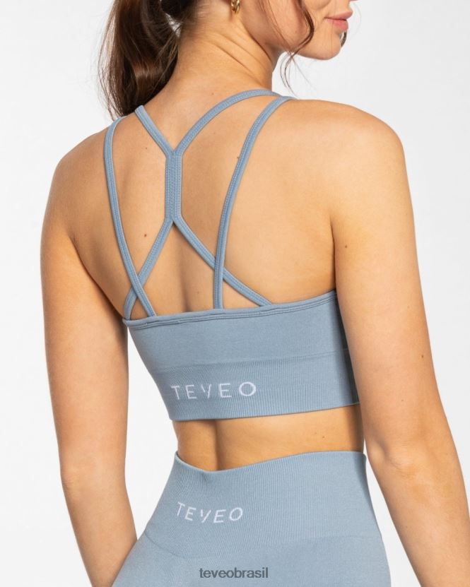 roupas mulheres TEVEO FJ4TZV344 elástico atemporal bh aço azul