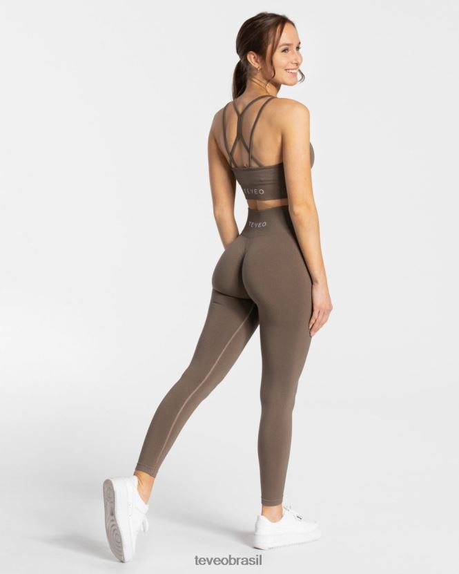 roupas mulheres TEVEO FJ4TZV345 elástico atemporal bh cinza
