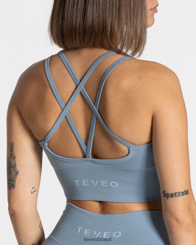 roupas mulheres TEVEO FJ4TZV350 declaração bh aço azul