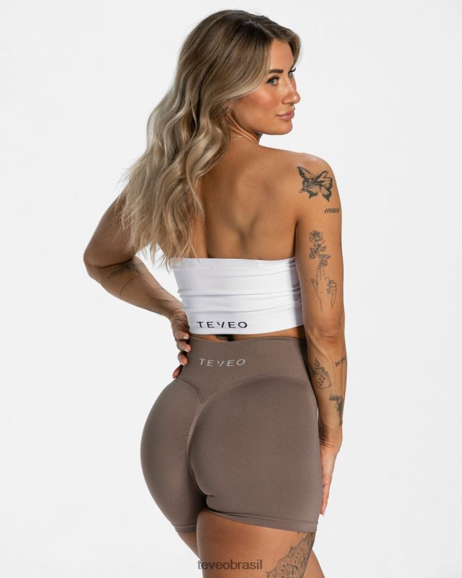 roupas mulheres TEVEO FJ4TZV353 bandeau do dia a dia bh branco