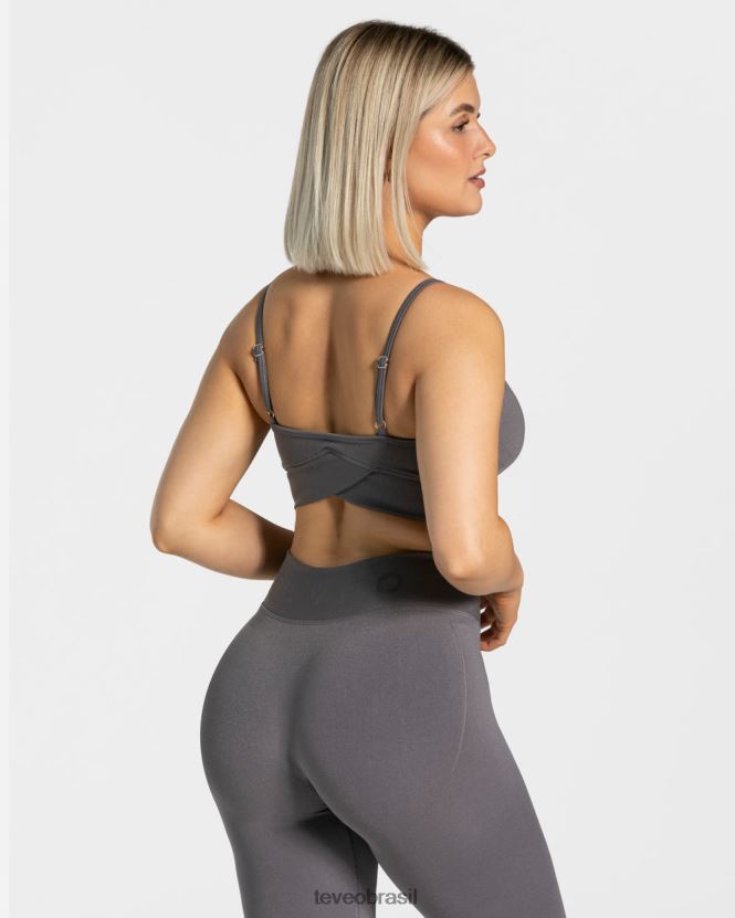 roupas mulheres TEVEO FJ4TZV361 formato de v bh grafite