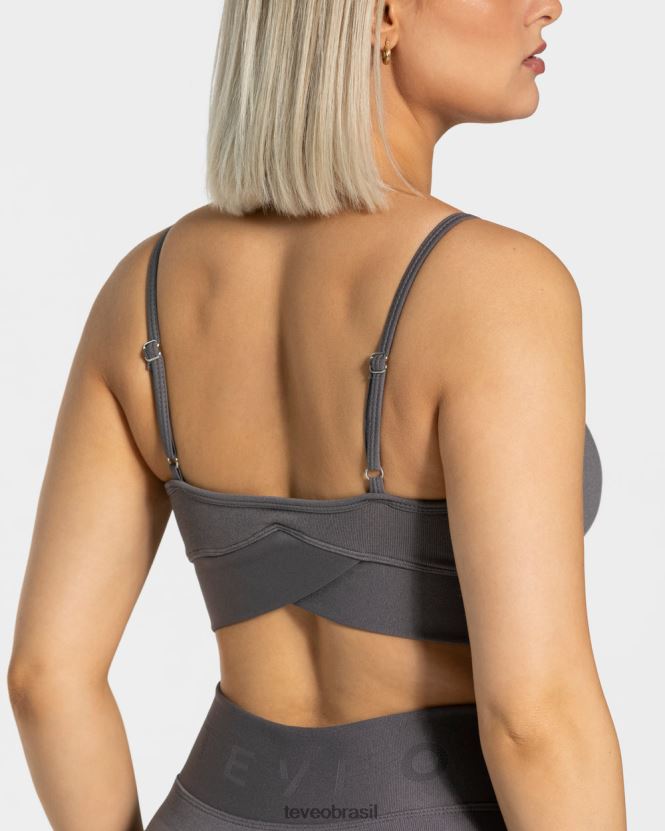 roupas mulheres TEVEO FJ4TZV361 formato de v bh grafite