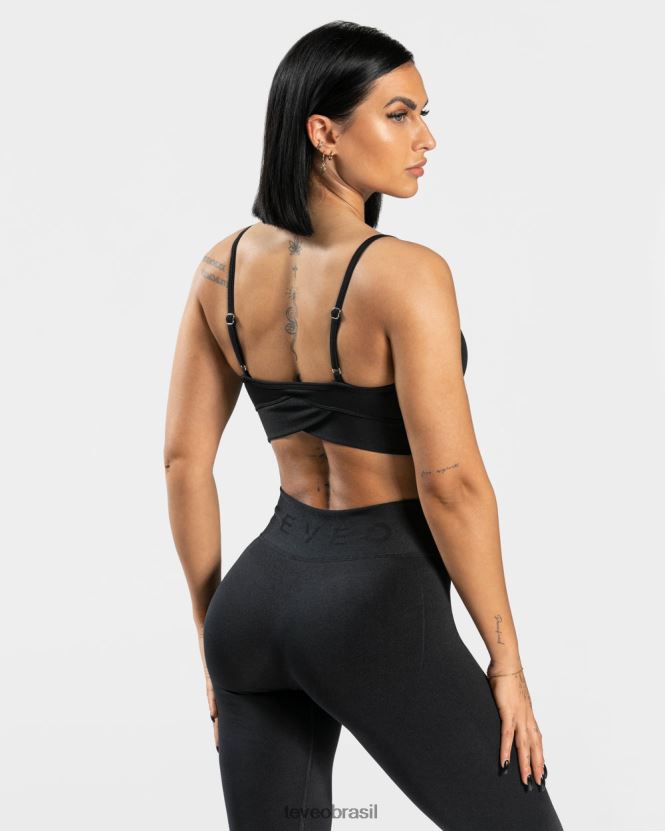 roupas mulheres TEVEO FJ4TZV363 formato de v bh preto