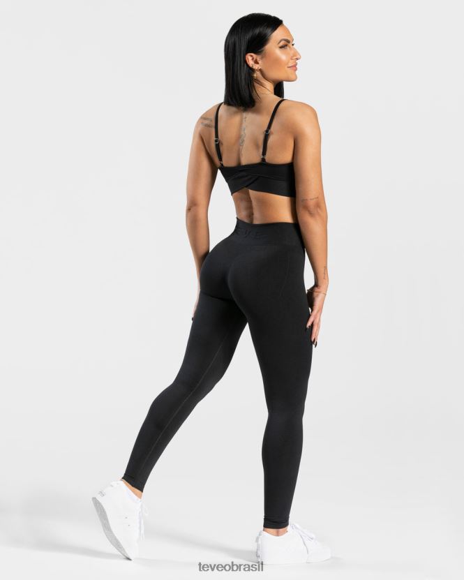 roupas mulheres TEVEO FJ4TZV363 formato de v bh preto