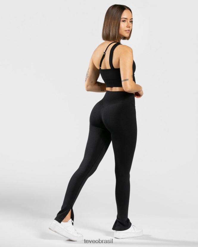 roupas mulheres TEVEO FJ4TZV377 atrevida de um ombro bh preto