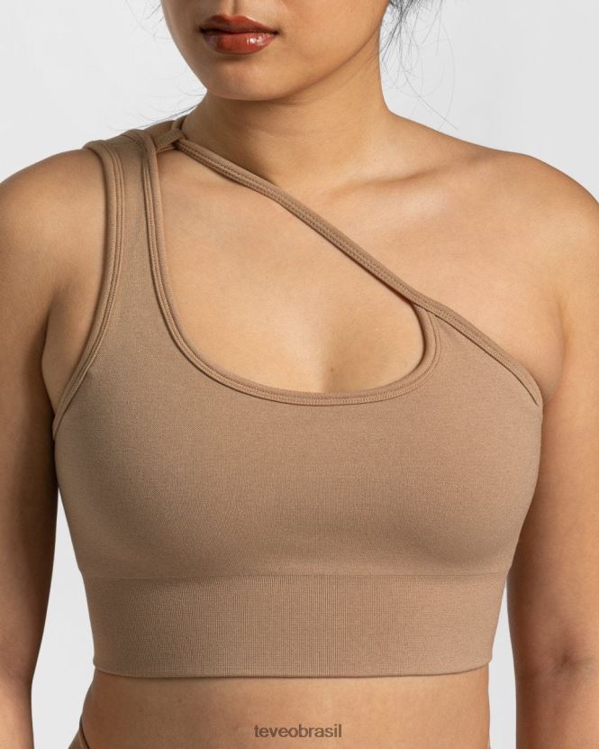 roupas mulheres TEVEO FJ4TZV379 atrevida de um ombro bh bege