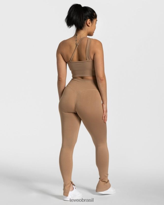 roupas mulheres TEVEO FJ4TZV379 atrevida de um ombro bh bege