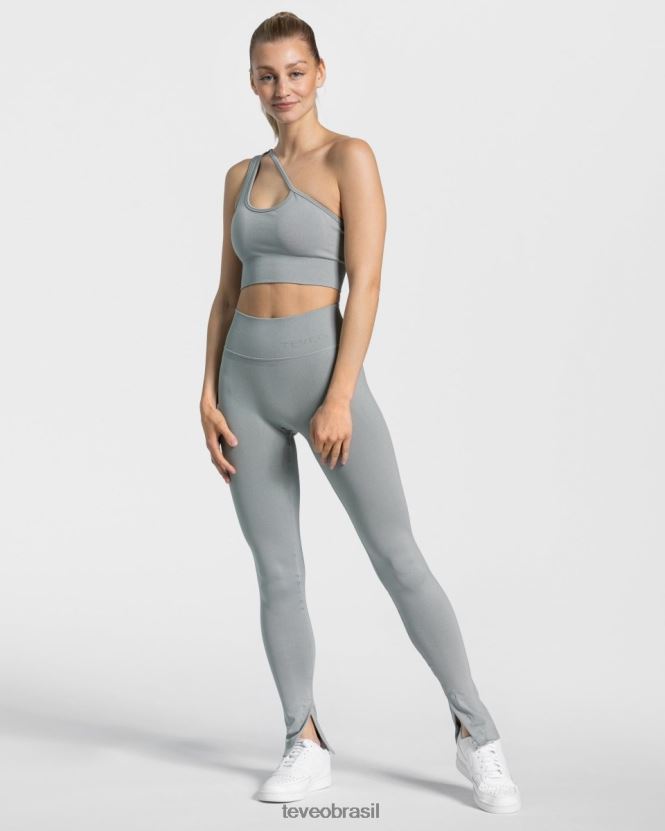 roupas mulheres TEVEO FJ4TZV381 atrevida de um ombro bh aço azul
