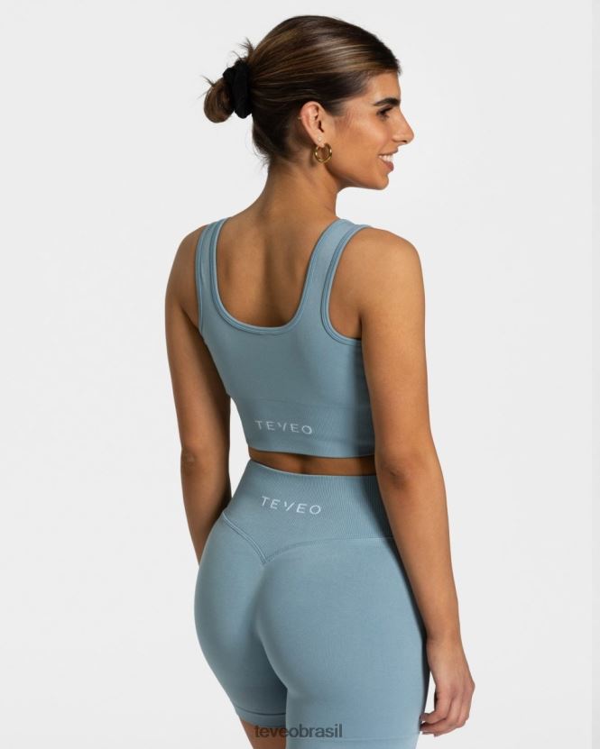 roupas mulheres TEVEO FJ4TZV393 sensação bh aço azul