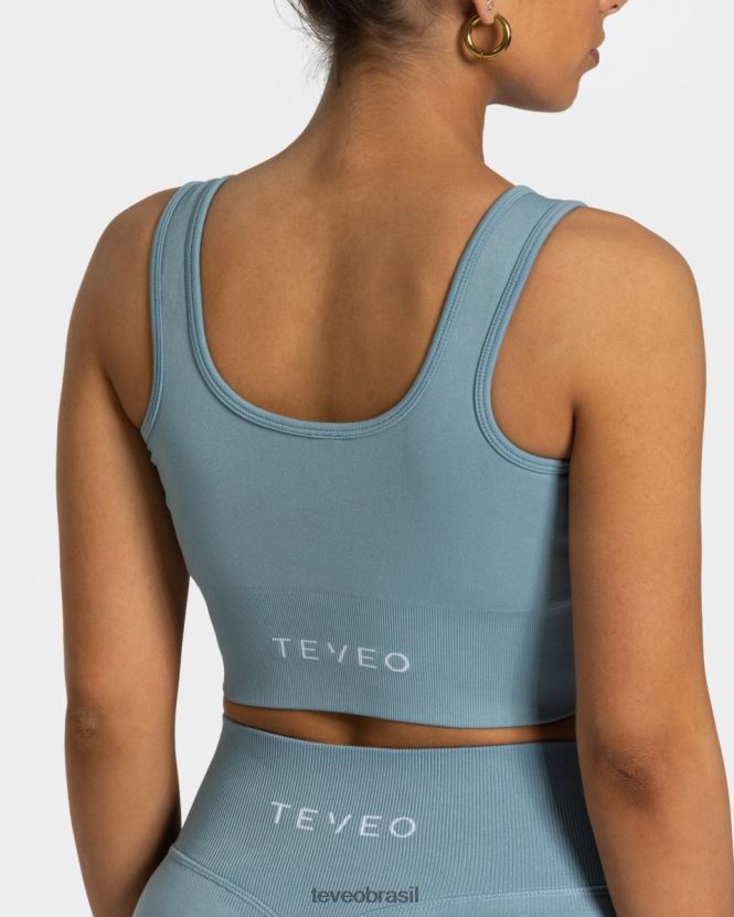 roupas mulheres TEVEO FJ4TZV393 sensação bh aço azul