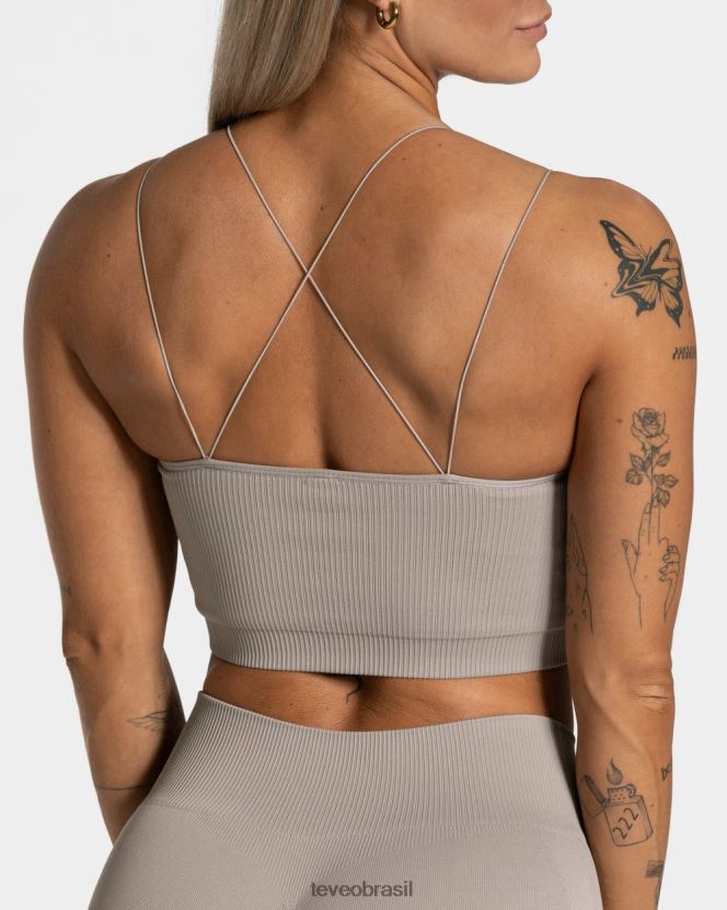 roupas mulheres TEVEO FJ4TZV413 top de alça elegante pedra