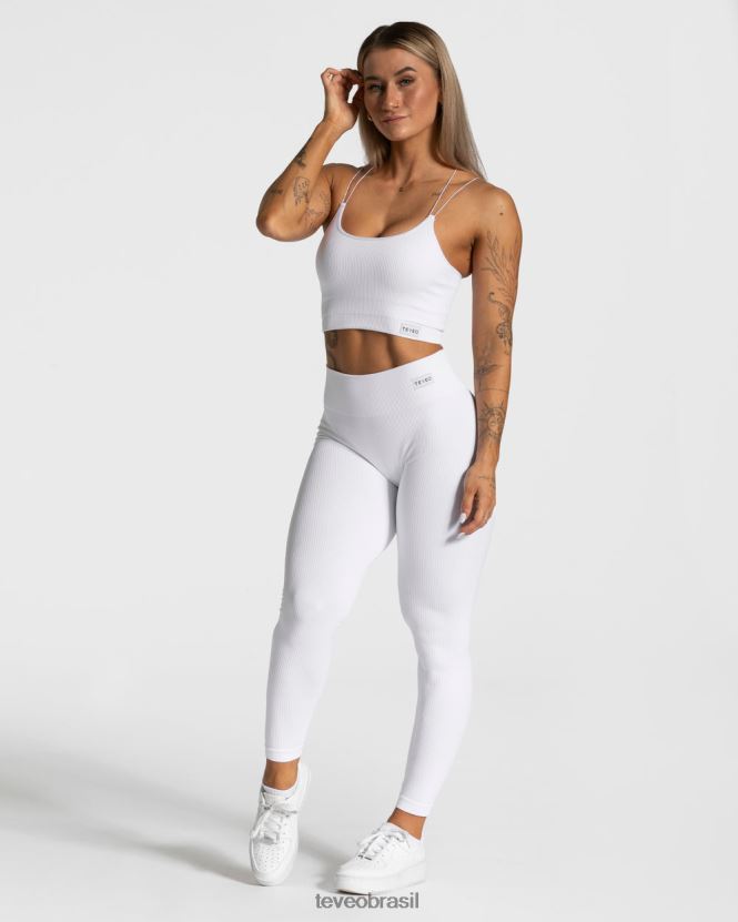roupas mulheres TEVEO FJ4TZV414 top de alça elegante branco