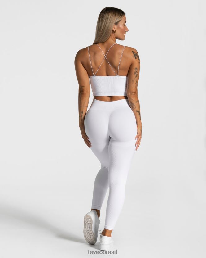 roupas mulheres TEVEO FJ4TZV414 top de alça elegante branco