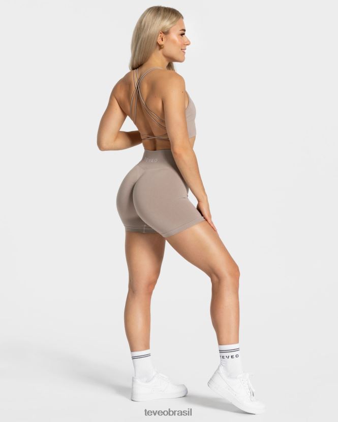 roupas mulheres TEVEO FJ4TZV423 top sem costas para o dia a dia pó