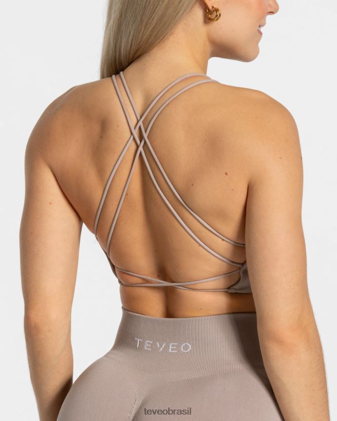 roupas mulheres TEVEO FJ4TZV423 top sem costas para o dia a dia pó