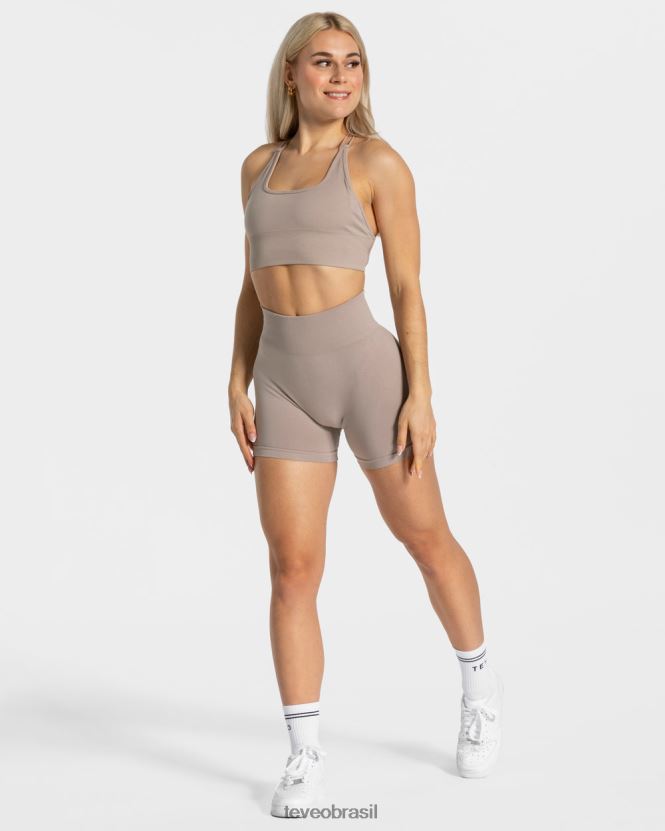 roupas mulheres TEVEO FJ4TZV423 top sem costas para o dia a dia pó