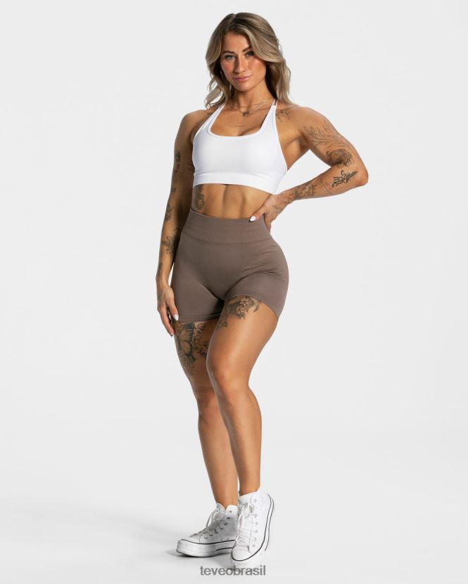 roupas mulheres TEVEO FJ4TZV430 top sem costas para o dia a dia branco