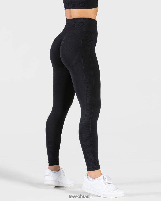 roupas mulheres TEVEO FJ4TZV122 legging de foco preto