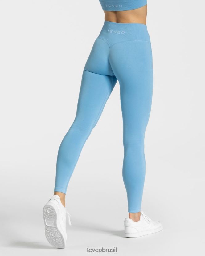 roupas mulheres TEVEO FJ4TZV145 leggings de sensação bebê azul