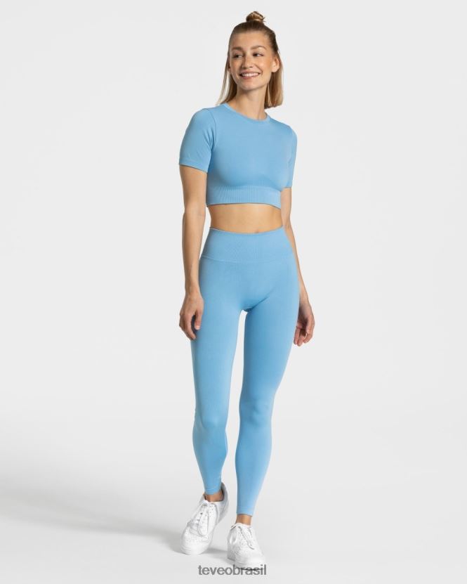 roupas mulheres TEVEO FJ4TZV145 leggings de sensação bebê azul