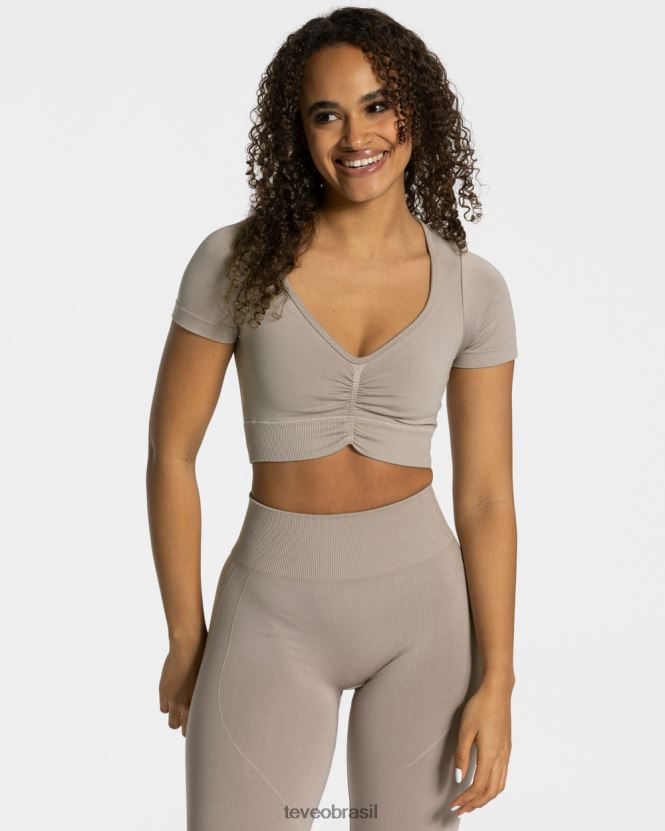 roupas mulheres TEVEO FJ4TZV487 foco na parte superior da colheita pó
